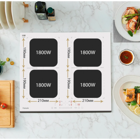 Индукционная панель FHBI 3201 Lux White  А-29